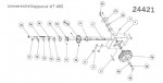 Proxxon 24421 Universal Dividing Table UT 400  Spare Parts